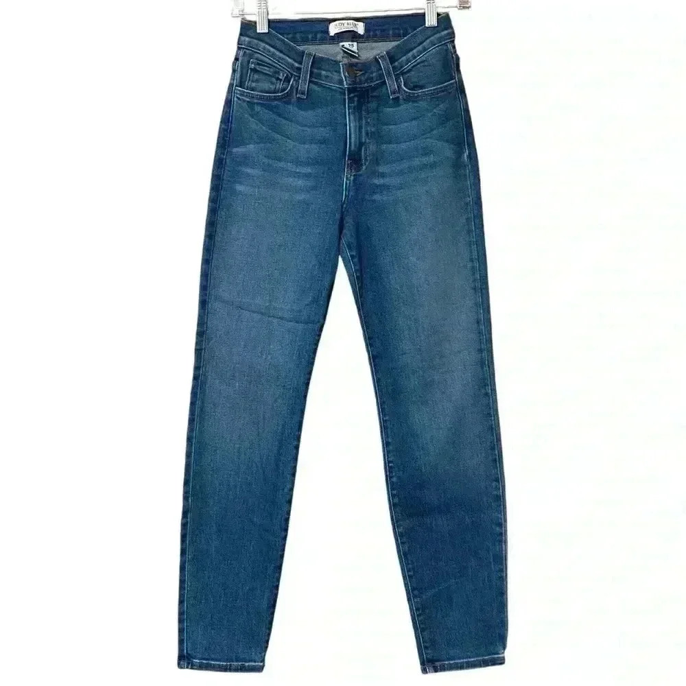 Judy Blue Los Angeles High Waist Relaxed Jeans 1 Blue Stretch Denim Casual